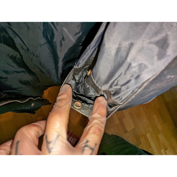 Vintage cincher seventh Avenue leather jacket black trench coat Women size L - Picture 7 of 16